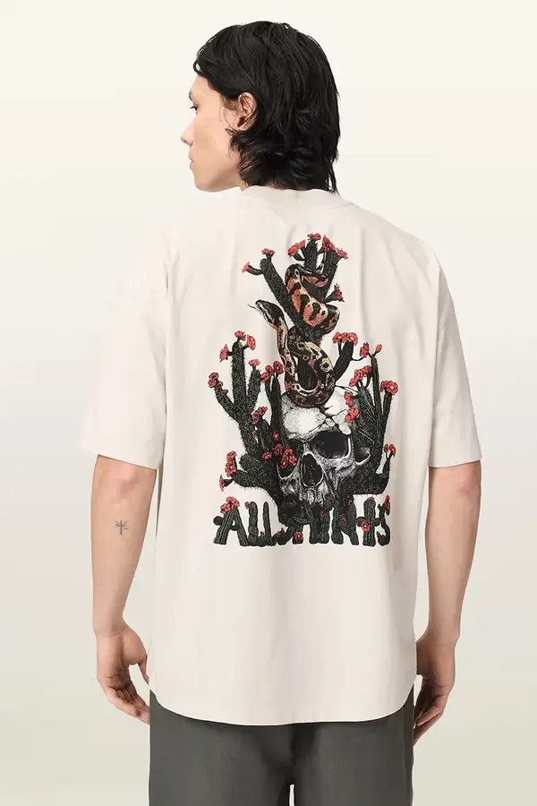 AllSaints AllSaints oversize kratka majica moška bombažna CACTI