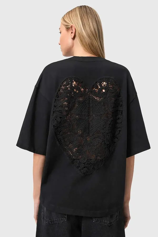 AllSaints AllSaints oversize kratka majica ženska bombažna ESME