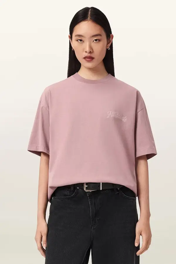 AllSaints AllSaints oversize kratka majica ženska bombažna ODYSSEY ETTA TEE