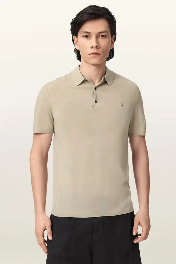 AllSaints AllSaints polo majica moška volnena MODE