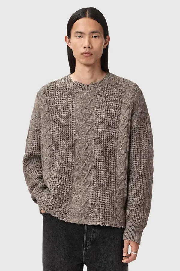 AllSaints AllSaints Pulover z dodatkom volne AllSaints