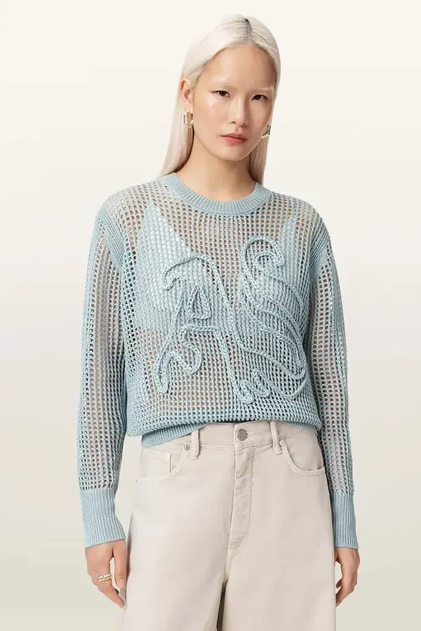 AllSaints AllSaints pulover ženski z viskozo RAELYN