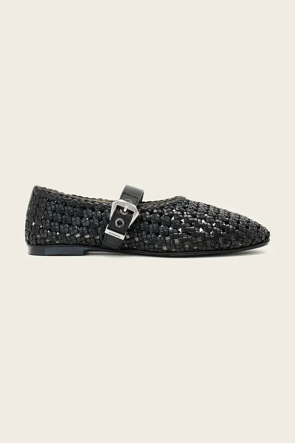AllSaints AllSaints sandali usnjeni Sabine Woven Flat
