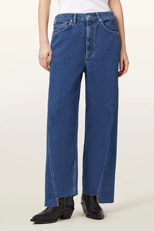 AllSaints AllSaints široke kavbojke ženske FOX