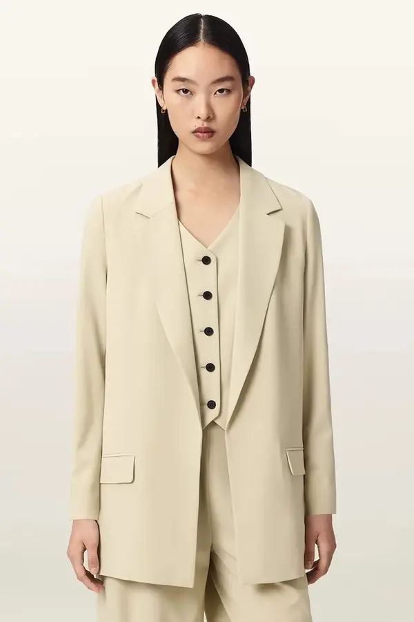 AllSaints AllSaints suknjič ženski z viskozo ALEIDA