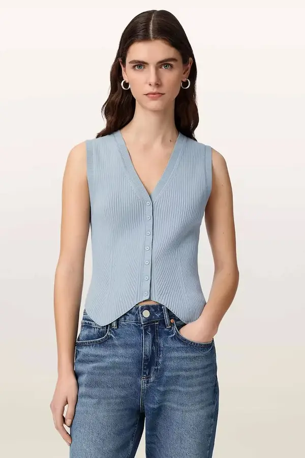 AllSaints AllSaints top ženski viskozen