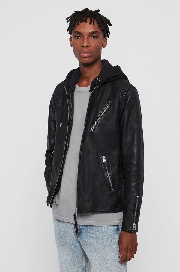 AllSaints AllSaints usnjena jakna Harwood Jacket