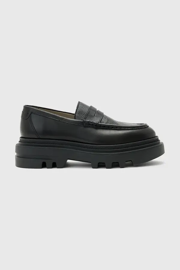 AllSaints AllSaints Usnjeni mokasini AllSaints BETH LTHR LOAFER