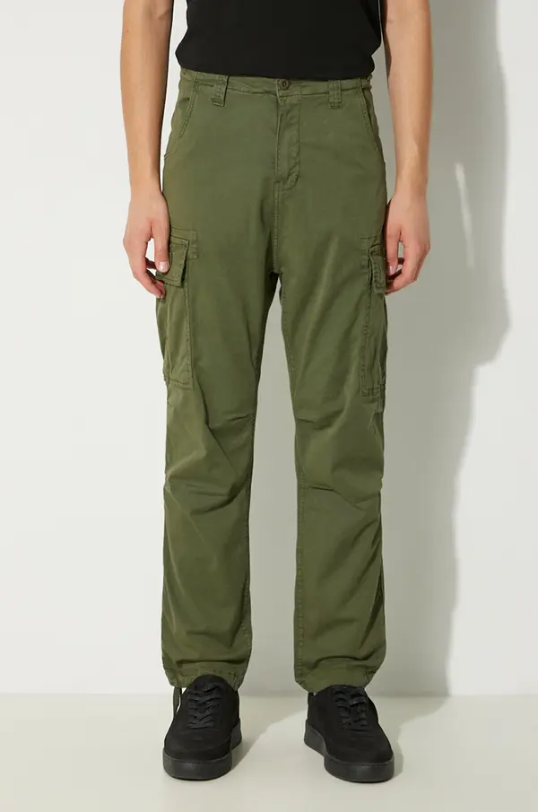 Alpha Industries Alpha Industries cargo hlače moške bombažne z elastanom Squad Pant