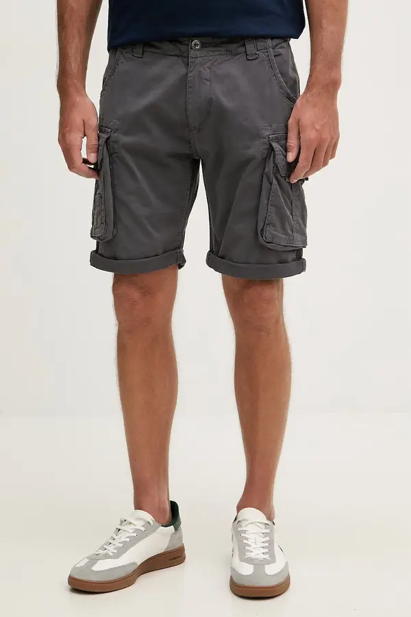 Alpha Industries Alpha Industries cargo kratke hlače moške bombažne z elastanom Crew Short