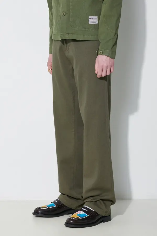 Alpha Industries Alpha Industries hlače moške bombažne z elastanom Chino