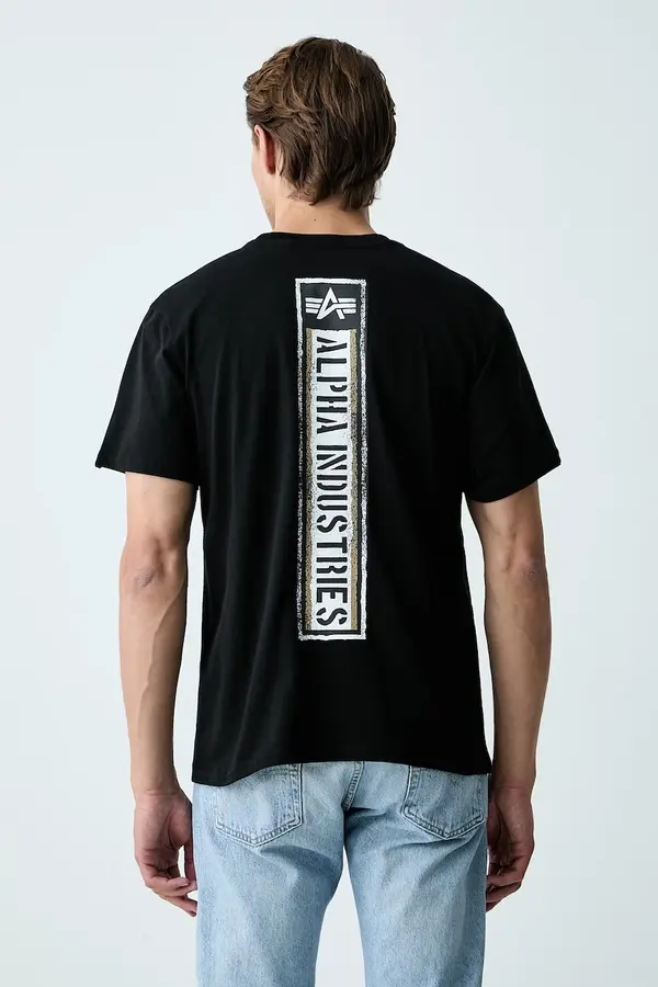 Alpha Industries Alpha Industries kratka majica moška bombažna Backprint Vintage Panel