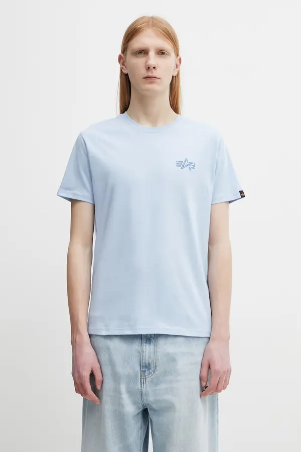 Alpha Industries Alpha Industries kratka majica moška bombažna Signature Backprint