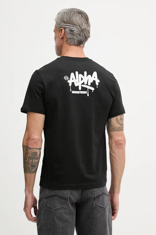 Alpha Industries Alpha Industries kratka majica moška bombažna Signature