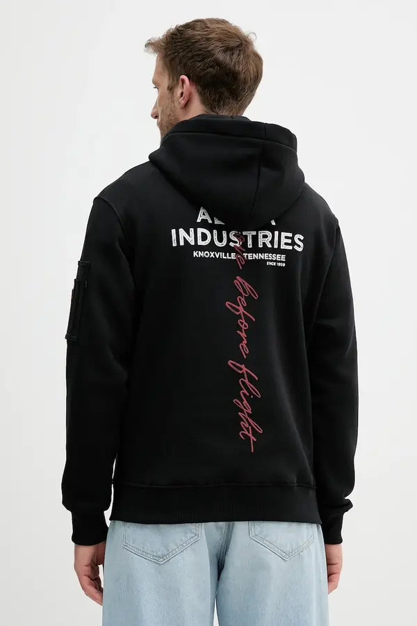 Alpha Industries Alpha Industries Pulover Alpha Industries Signature Backprint