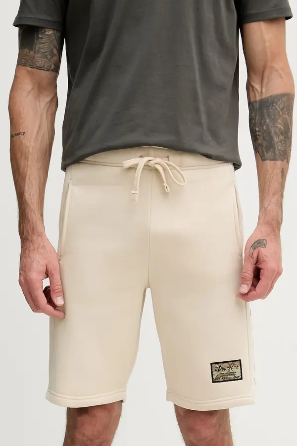 Alpha Industries Alpha Industries trenirka kratke hlače moške z bombažem Camo Jogger Shorts