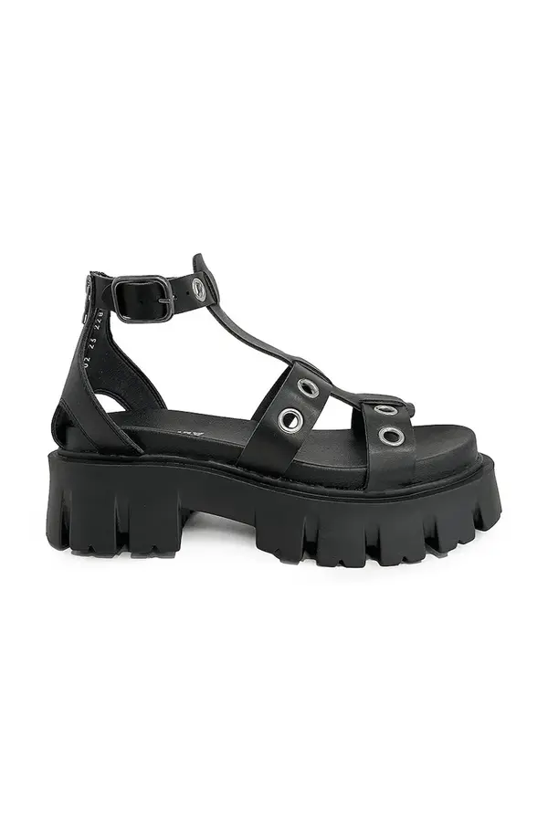 Altercore Altercore sandali ženski Leyla Vegan Black