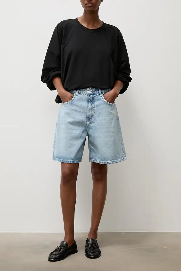 Answear.LAB Answear.LAB bermuda hlače ženske denim