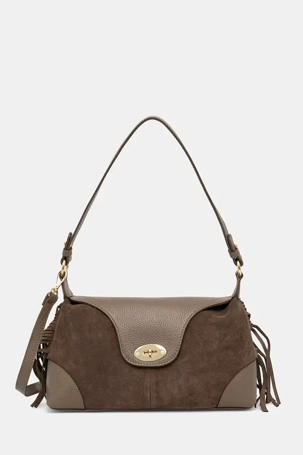 Answear.LAB Answear.LAB crossbody torbica ženska usnjena