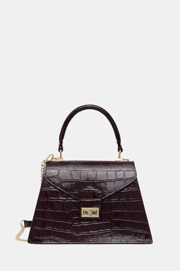 Answear.LAB Answear.LAB crossbody torbica ženska usnjena