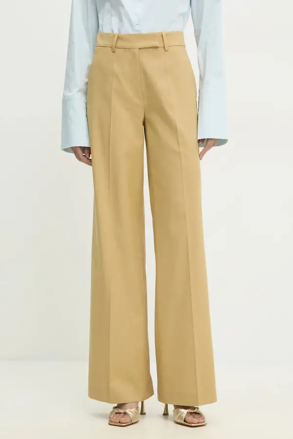 Answear.LAB Answear.LAB Elegantne hlače s širokimi hlačnicami Answear.LAB