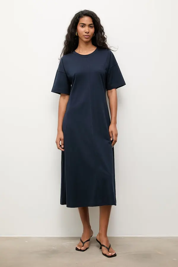 Answear.LAB Answear.LAB oversize obleka bombažna