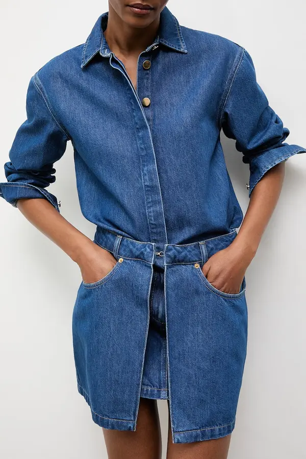 Answear.LAB Answear.LAB poletna obleka denim