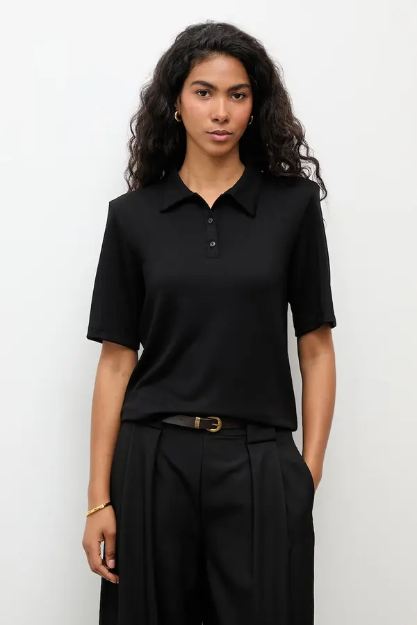 Answear.LAB Answear.LAB Polo majica ženski z viskozo
