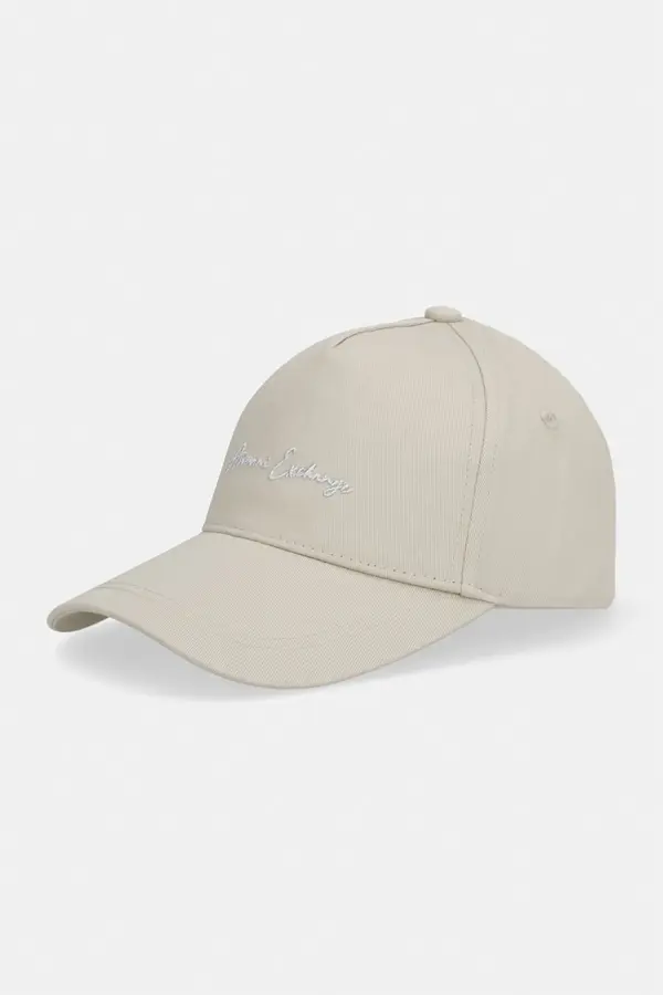 Armani Exchange Armani Exchange baseball kapa ženska bombažna