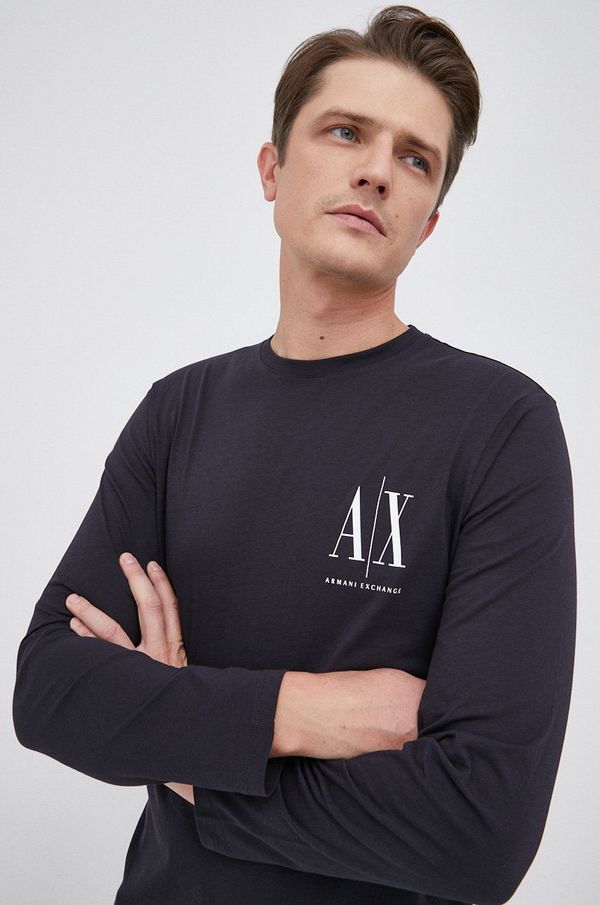 Armani Exchange Armani Exchange bombaž dolgo rokav