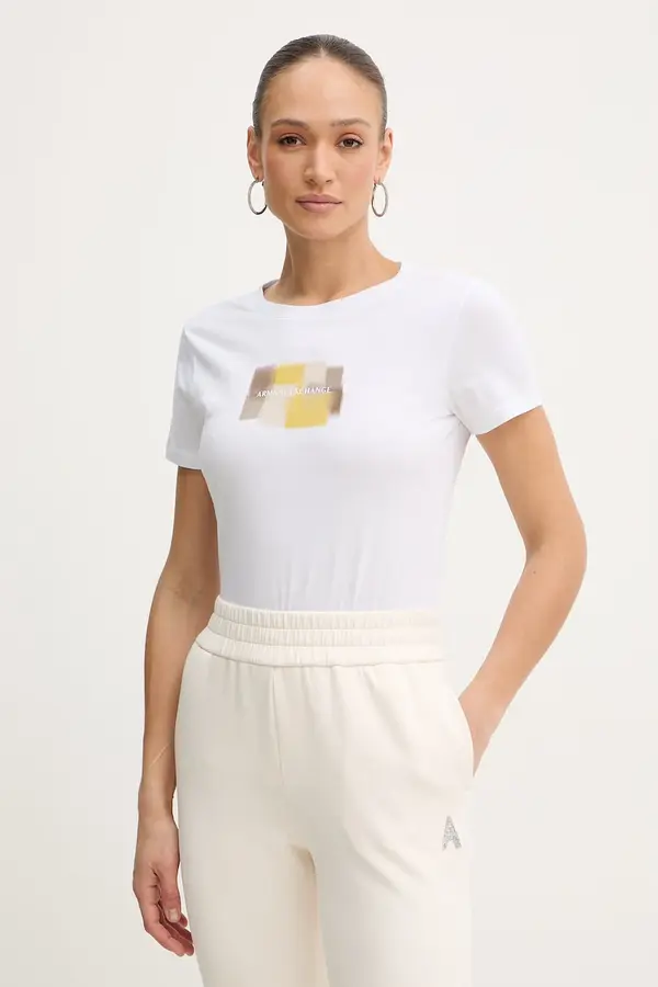 Armani Exchange Armani Exchange Bombažna kratka majica Armani Exchange