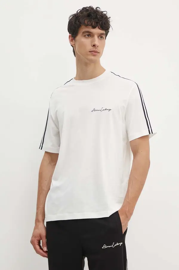 Armani Exchange Armani Exchange Bombažna kratka majica Armani Exchange