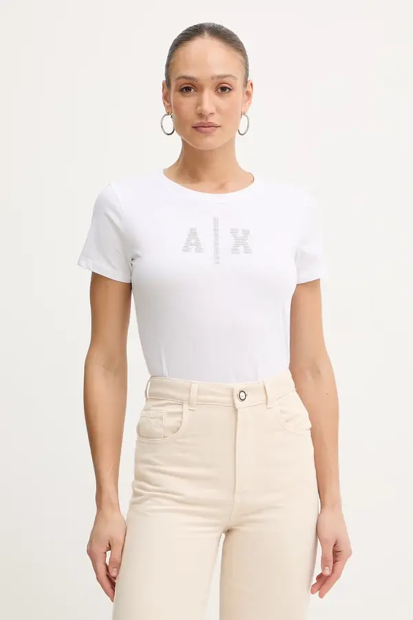 Armani Exchange Armani Exchange Bombažna kratka majica Armani Exchange