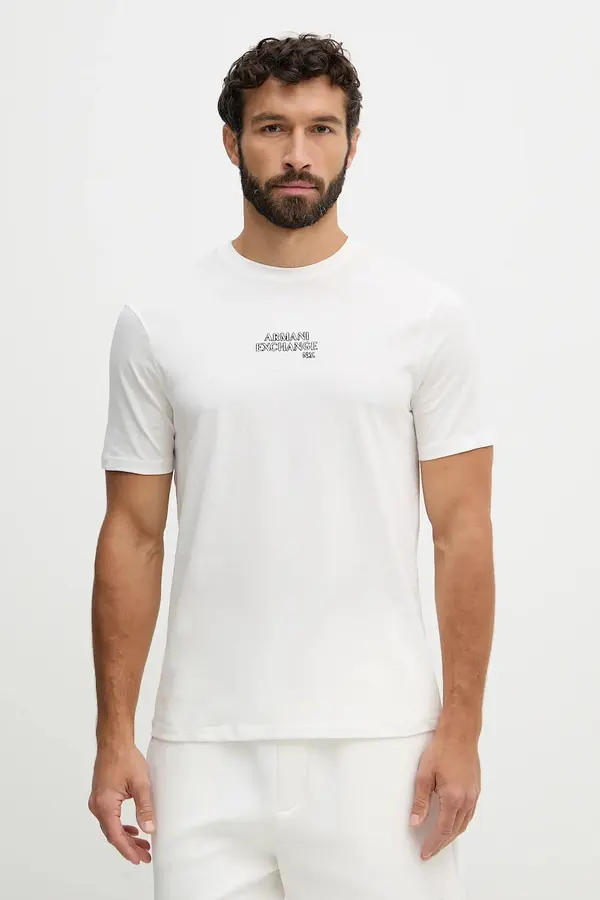 Armani Exchange Armani Exchange Bombažna kratka majica Armani Exchange