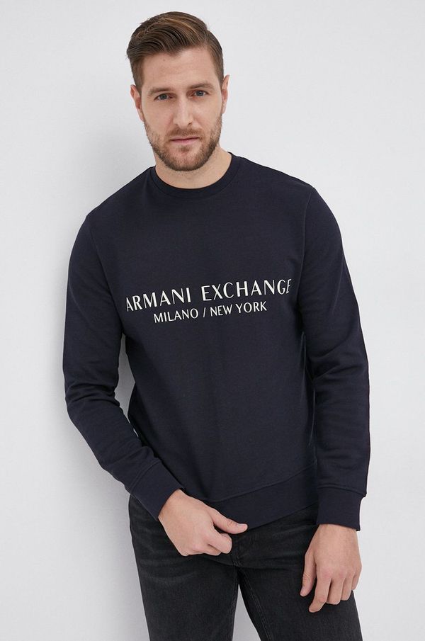 Armani Exchange Armani Exchange bombažni pulover