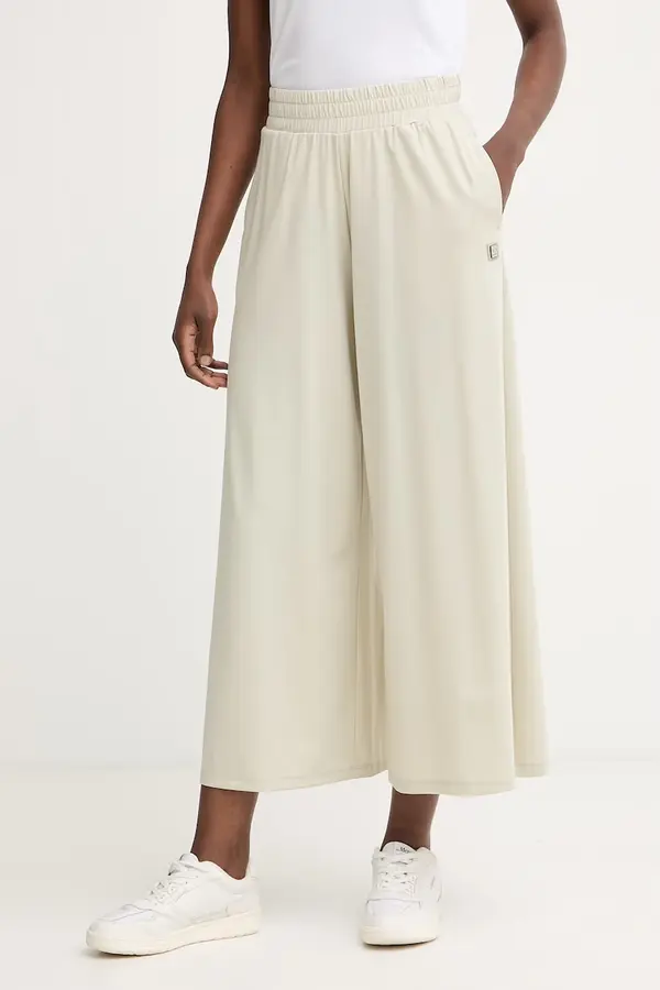 Armani Exchange Armani Exchange culotte hlače ženske z viskozo