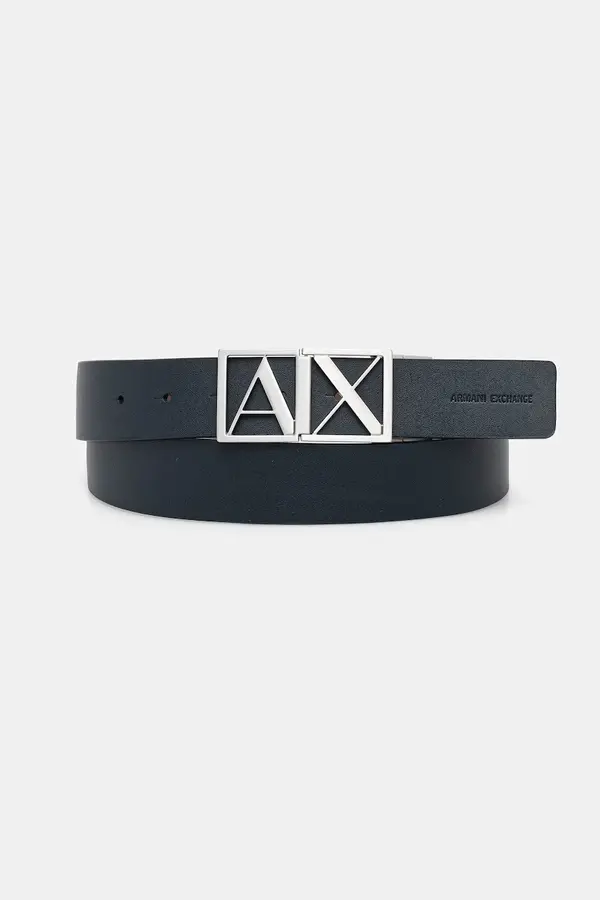 Armani Exchange Armani Exchange dvostranski pas moški usnjeni