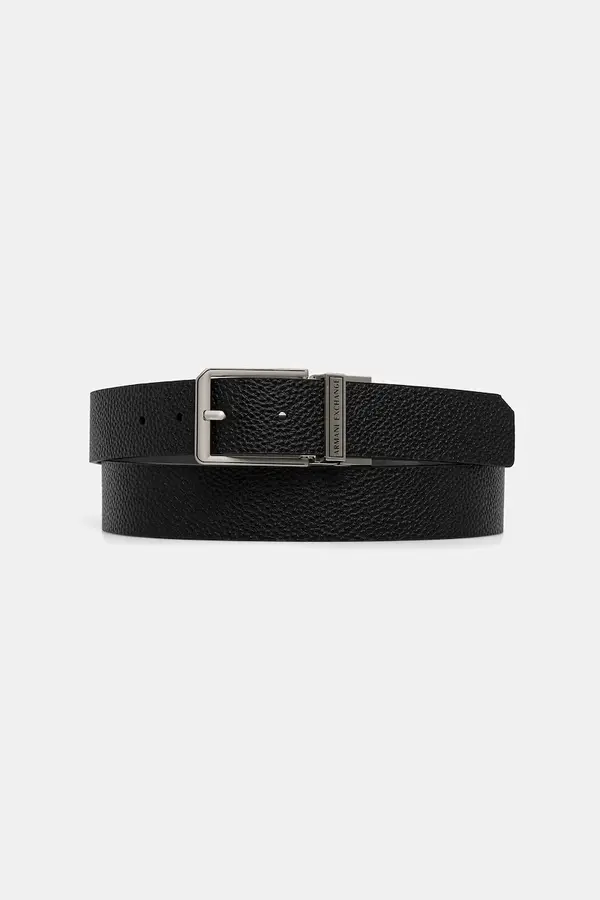 Armani Exchange Armani Exchange dvostranski pas moški usnjeni