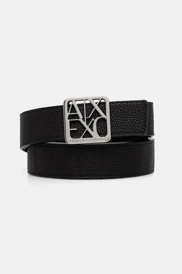 Armani Exchange Armani Exchange dvostranski pas ženski iz umetnega usnja