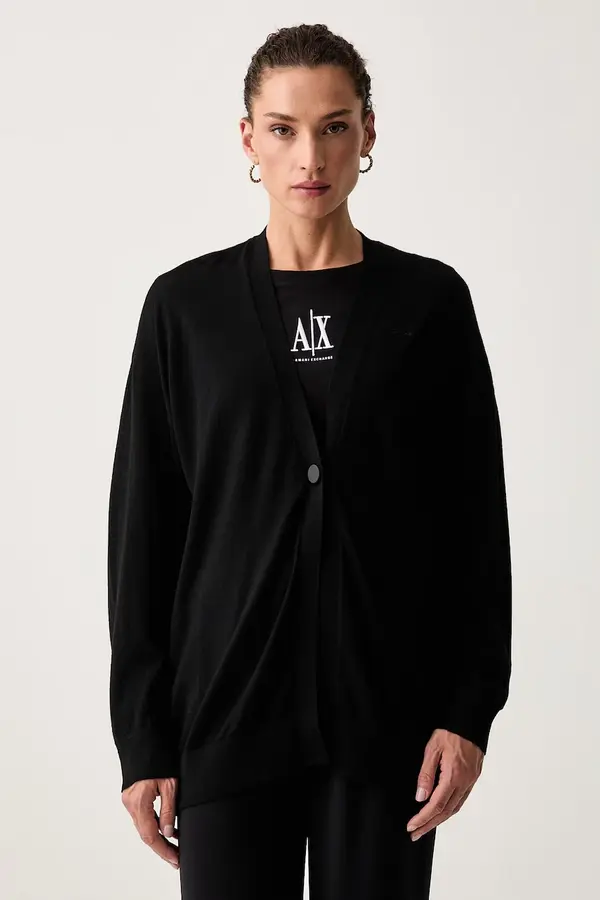 Armani Exchange Armani Exchange kardigan ženski volnen