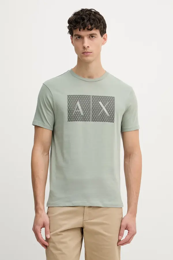 Armani Exchange Armani Exchange kratka majica moška bombažna