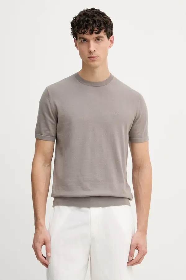 Armani Exchange Armani Exchange kratka majica moška bombažna