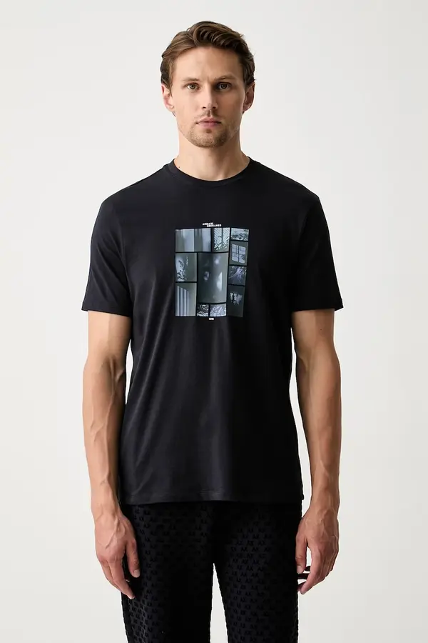Armani Exchange Armani Exchange kratka majica moška bombažna
