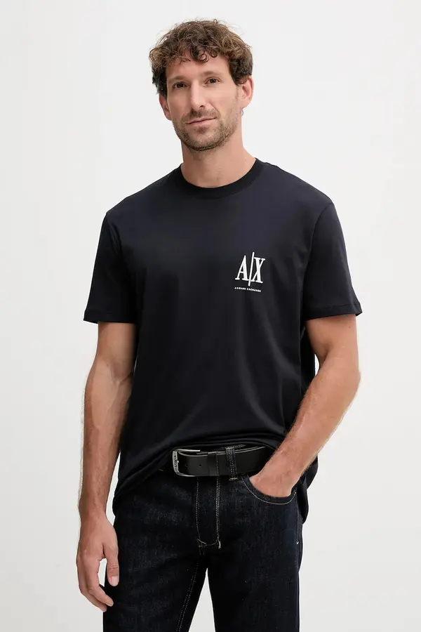Armani Exchange Armani Exchange kratka majica moška bombažna