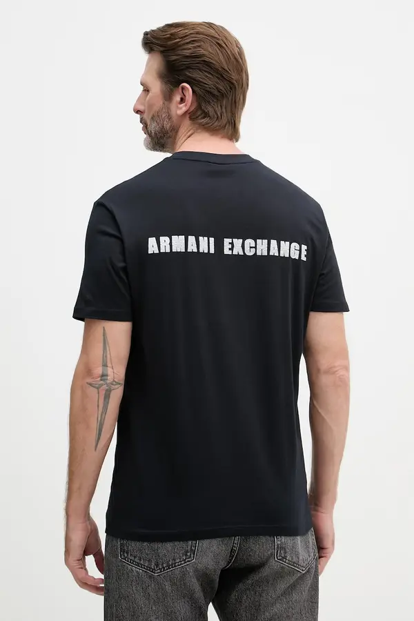 Armani Exchange Armani Exchange kratka majica moška bombažna