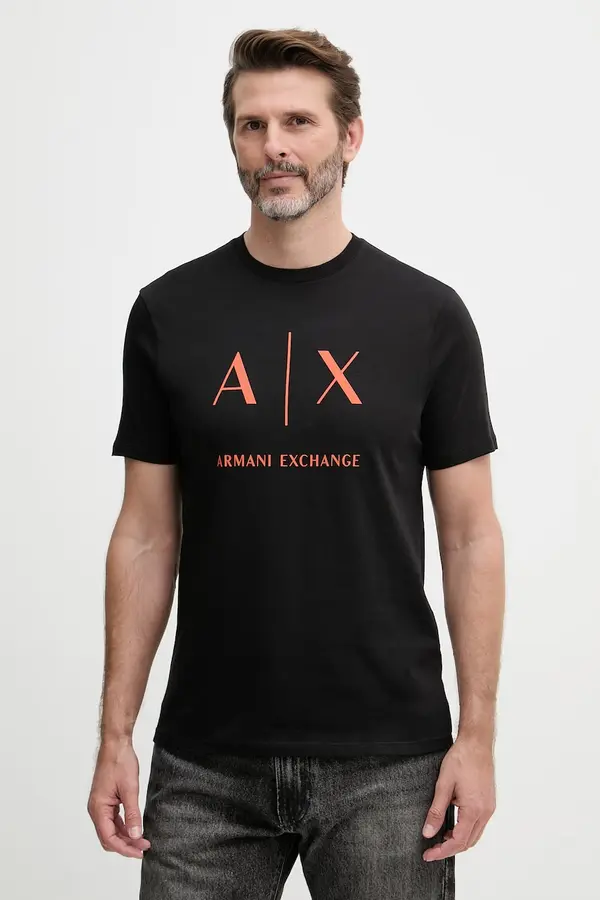 Armani Exchange Armani Exchange kratka majica moška bombažna