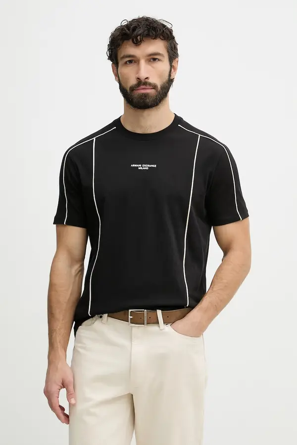 Armani Exchange Armani Exchange kratka majica moška bombažna