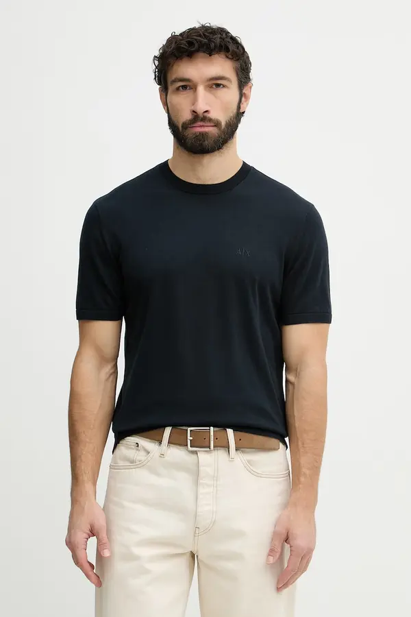 Armani Exchange Armani Exchange kratka majica moška bombažna