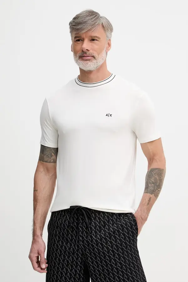 Armani Exchange Armani Exchange kratka majica moška z viskozo