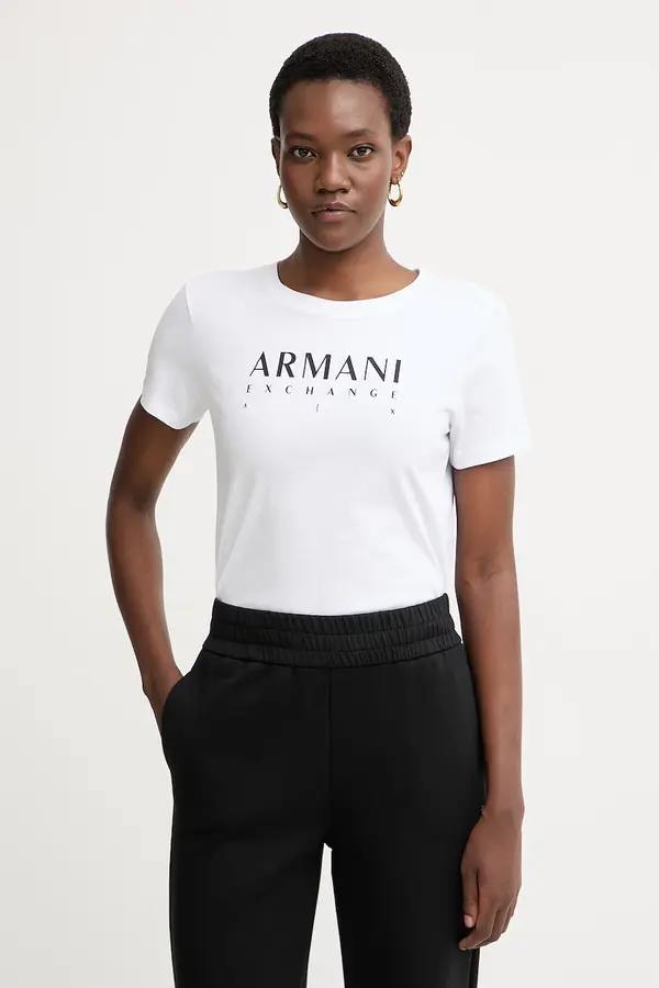 Armani Exchange Armani Exchange kratka majica ženska bombažna